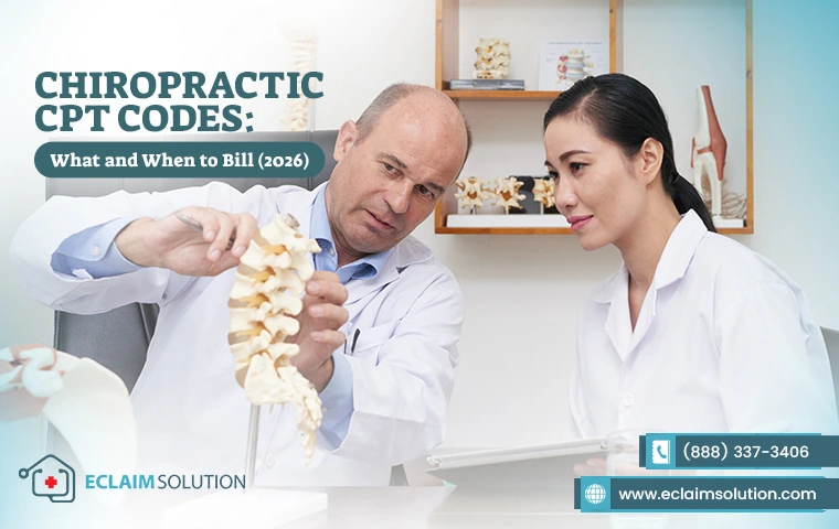 Chiropractic CPT Codes What and When to Bill (2026)